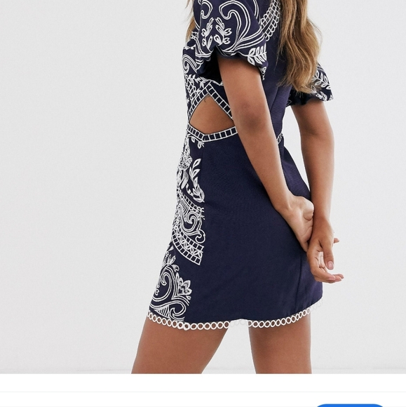 Asos embroidered dress - Picture 2 of 6